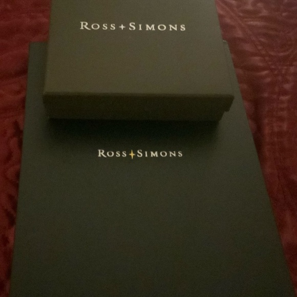 BRAND NEW Ross-Simons 925 silver tennis necklace&bracelet, white topaz stones. - Picture 15 of 16